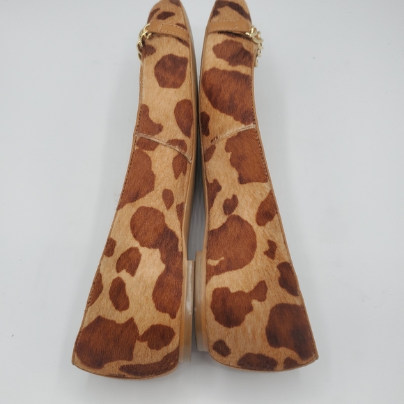 Talbots Leopard Fur  flats shoes womens size 7B - Picture 2 of 11